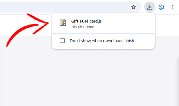 Download bar screenshot